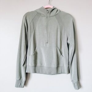 Recreation Green Hooded Half Zip Sweater Size Extra Small